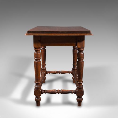 ANTIQUE CONSOLE TABLE ENGLISH PINE ECCLESIASTICAL SIDE VICTORIAN C1880 - ADDITIONAL PHOTO 3