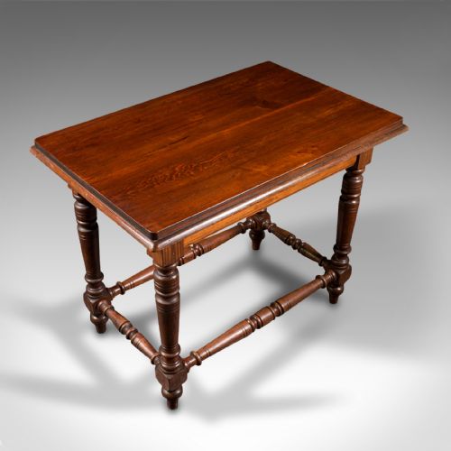 ANTIQUE CONSOLE TABLE ENGLISH PINE ECCLESIASTICAL SIDE VICTORIAN C1880 - ADDITIONAL PHOTO 6