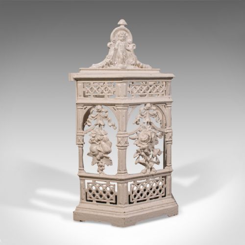 Antique Decorative Stick Stand, English, Hallway Rack, Coalbrookdale, Victorian