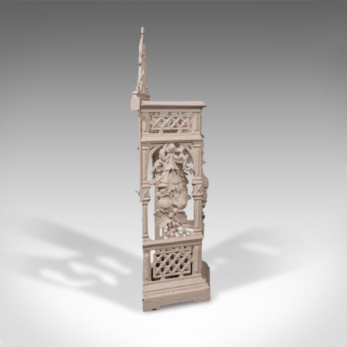 fig 2. Antique Decorative Stick Stand, English, Hallway Rack, Coalbrookdale, Victorian
