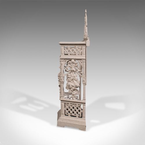 fig 3. Antique Decorative Stick Stand, English, Hallway Rack, Coalbrookdale, Victorian