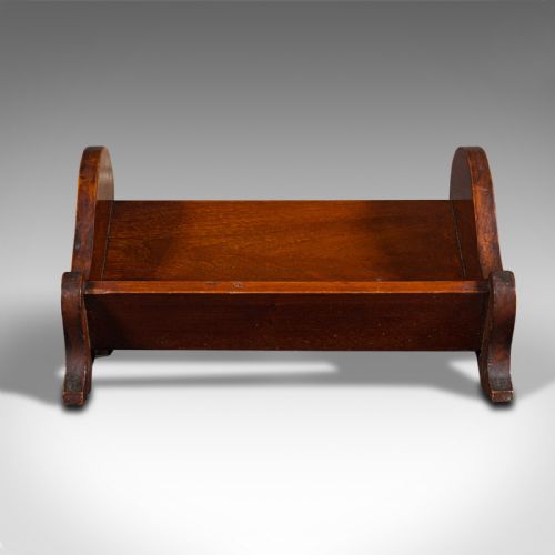 fig 1. Small Antique Novel Rest, English, Walnut, Book Trough, Victorian, Circa 1900