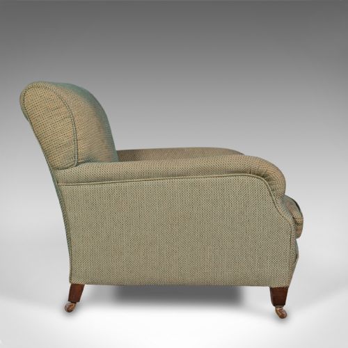 fig 2. Antique Arm Chair, English, Armchair, Howard Style, Late Victorian, Circa 1900