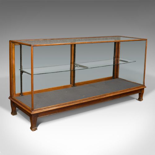 Antique Retailer's Display Cabinet, English, Shop Showcase, Edwardian, C.1910