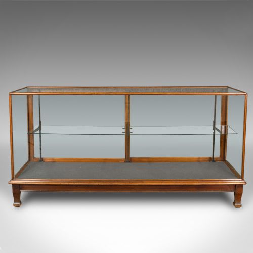 fig 1. Antique Retailer's Display Cabinet, English, Shop Showcase, Edwardian, C.1910