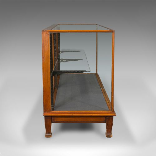 fig 2. Antique Retailer's Display Cabinet, English, Shop Showcase, Edwardian, C.1910