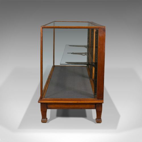 fig 3. Antique Retailer's Display Cabinet, English, Shop Showcase, Edwardian, C.1910