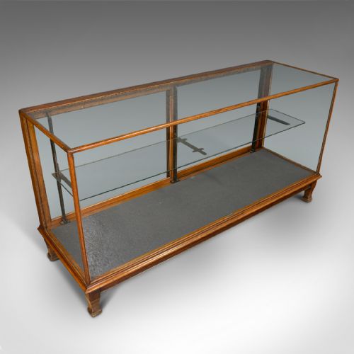 fig 6. Antique Retailer's Display Cabinet, English, Shop Showcase, Edwardian, C.1910