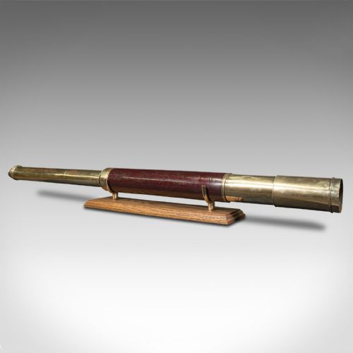 fig 1. Antique Day or Night Telescope, English, Terrestrial, Henry Ward, Victorian
