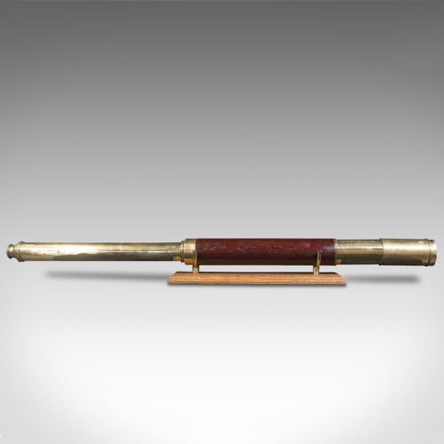 fig 3. Antique Day or Night Telescope, English, Terrestrial, Henry Ward, Victorian