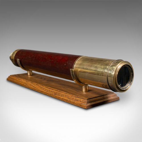 fig 4. Antique Day or Night Telescope, English, Terrestrial, Henry Ward, Victorian