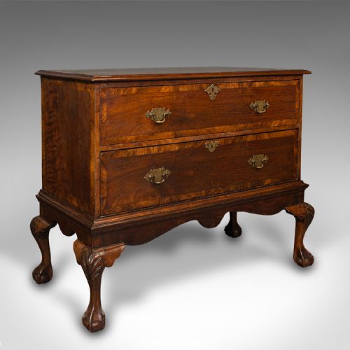 Antique Chest on Stand, English, Lowboy, Chest of Drawers, Victorian, Circa 1870
