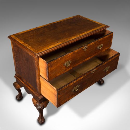 fig 4. Antique Chest On Stand, English, Lowboy, Chest of Drawers, Victorian, Circa 1870