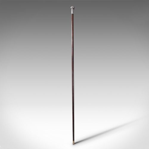 fig 1. Antique Colonial Walking Cane, Anglo Indian, Coromandel, Swagger Stick, Georgian