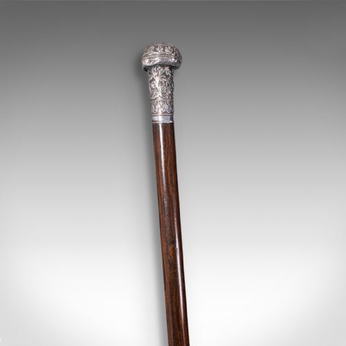 fig 2. Antique Colonial Walking Cane, Anglo Indian, Coromandel, Swagger Stick, Georgian