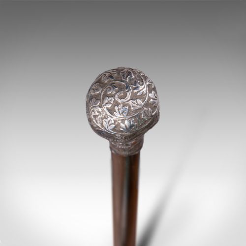 fig 4. Antique Colonial Walking Cane, Anglo Indian, Coromandel, Swagger Stick, Georgian