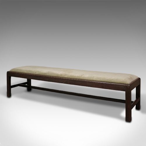 fig 2. Antique Fireside Foot Rest, English, Mahogany, Kneeling Stool, Victorian, C.1900