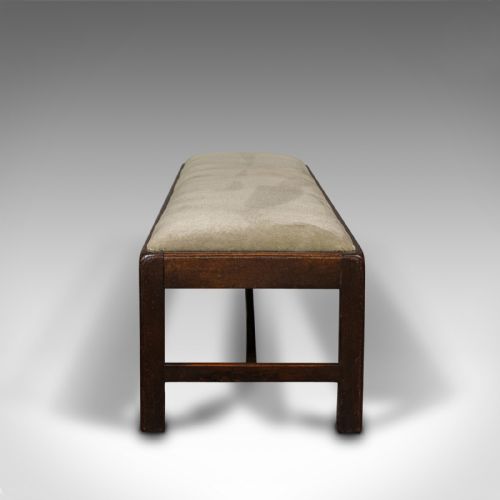 fig 3. Antique Fireside Foot Rest, English, Mahogany, Kneeling Stool, Victorian, C.1900