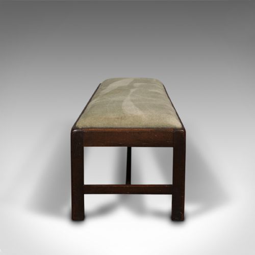 fig 4. Antique Fireside Foot Rest, English, Mahogany, Kneeling Stool, Victorian, C.1900