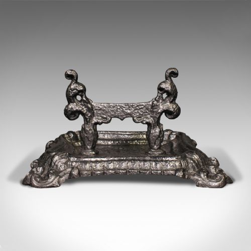 fig 1. Antique Decorative Boot Scraper, English, Cast Iron, Door Scrape, Regency, 1820