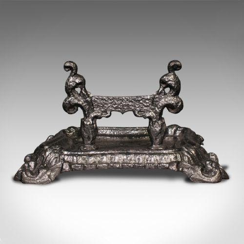 fig 4. Antique Decorative Boot Scraper, English, Cast Iron, Door Scrape, Regency, 1820