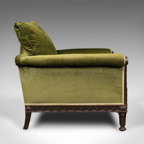 fig 5. Antique Lounge Arm Chair, English, Club Seat, Armchair, Victorian, Circa 1880