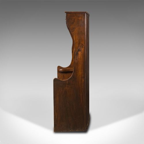 fig 3. Large Antique Bow Form Settle, English, Elm, Oak, Bench Seat, Georgian, C.1750