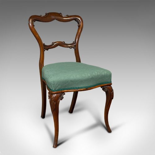 fig 1. Set Of 6 Antique Buckle Back Chairs, English, Dining Seat, Victorian, Circa 1850