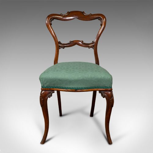 fig 2. Set Of 6 Antique Buckle Back Chairs, English, Dining Seat, Victorian, Circa 1850