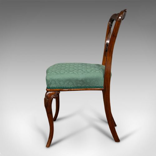 fig 4. Set Of 6 Antique Buckle Back Chairs, English, Dining Seat, Victorian, Circa 1850