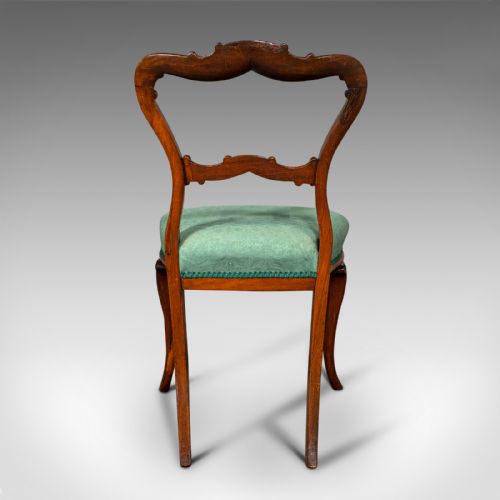 fig 5. Set Of 6 Antique Buckle Back Chairs, English, Dining Seat, Victorian, Circa 1850