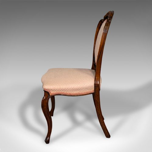 fig 5. Set Of 4 Antique Spoon Back Chairs, English, Dining Suite, Victorian, Circa 1840