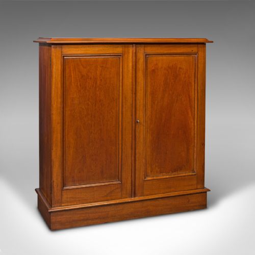 Antique Side Cabinet, English, Bookshelf, Drinks Cupboard, Victorian, Circa 1860