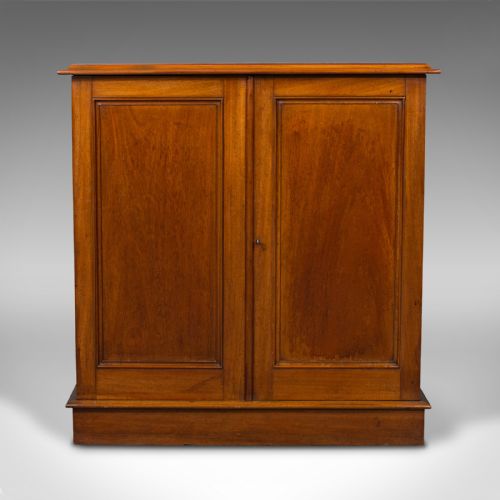 fig 1. Antique Side Cabinet, English, Bookshelf, Drinks Cupboard, Victorian, Circa 1860
