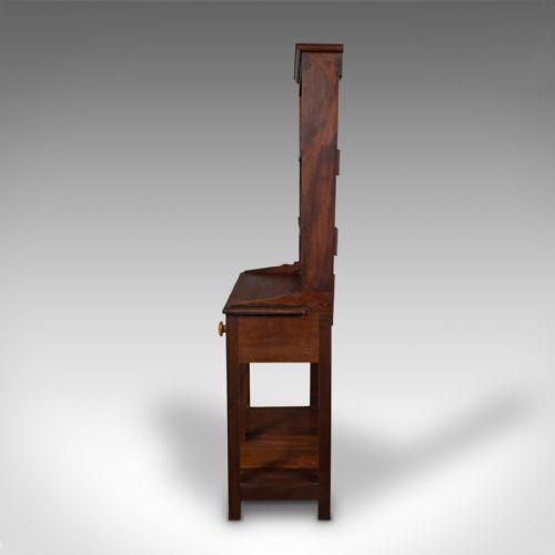 fig 2. Antique Small Dresser, English, Sideboard, Plate Rack, Edwardian, Circa 1910