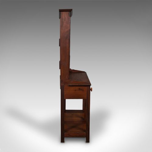 fig 4. Antique Small Dresser, English, Sideboard, Plate Rack, Edwardian, Circa 1910