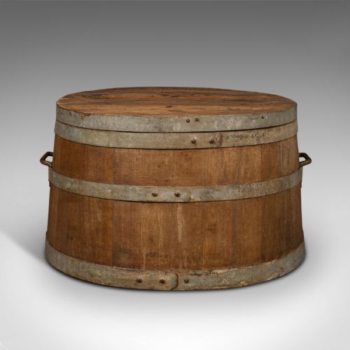 fig 2. Large Antique Fireside Log Bin, English, Oak, Victorian, C.1850