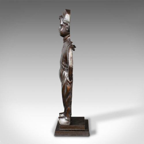 fig 2. Pair Of Antique Fireside Boys, English, Cast Iron, Fireplace Companion, Tools