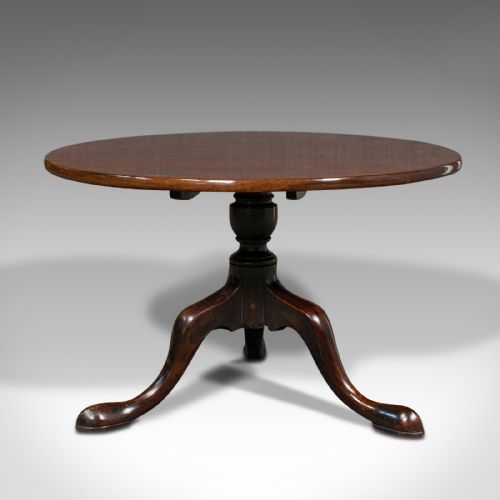 fig 2. Antique Tilt Top Table, English, Wine, Afternoon Tea, Early Georgian, Circa 1750