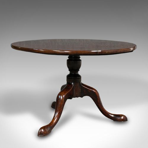 fig 3. Antique Tilt Top Table, English, Wine, Afternoon Tea, Early Georgian, Circa 1750