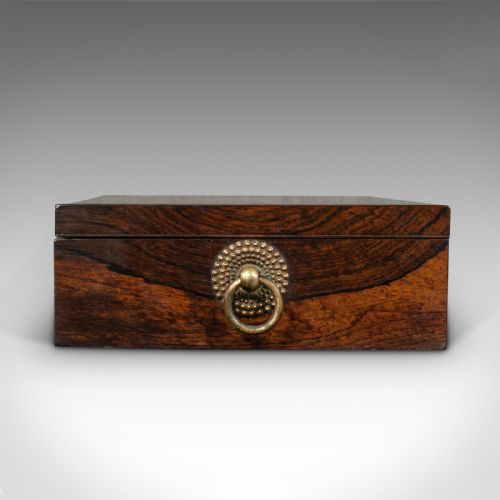 fig 4. Antique Campaign Correspondence Box, Indian, Sadeli, Colonial, Regency, C.1820
