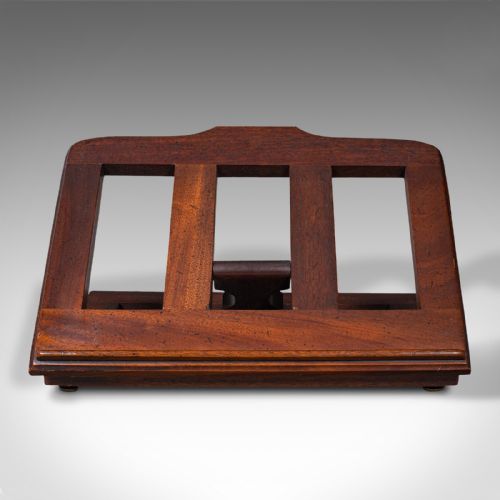 fig 1. Antique Adjustable Book Rest, English, Sheet Music, Lectern Rack, Victorian