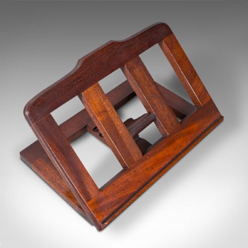 fig 2. Antique Adjustable Book Rest, English, Sheet Music, Lectern Rack, Victorian