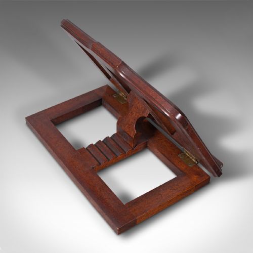 fig 3. Antique Adjustable Book Rest, English, Sheet Music, Lectern Rack, Victorian