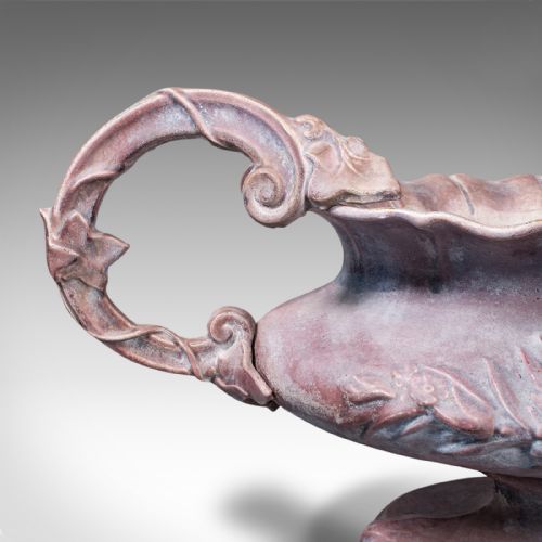 LARGE ANTIQUE ORNAMENTAL PLANTER ENGLISH CAST IRON JARDINIERE VICTORIAN 1850 - ADDITIONAL PHOTO 7