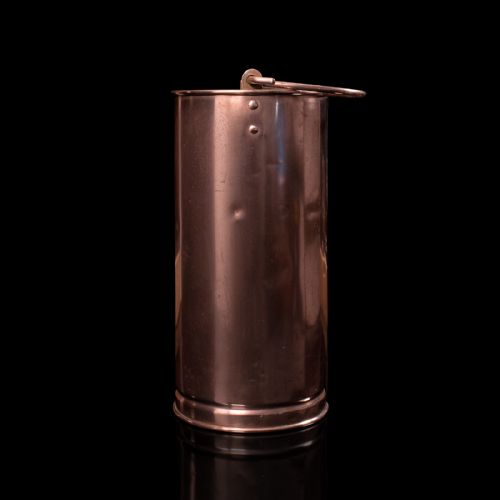 PAIR OF ANTIQUE STICK STANDS ENGLISH COPPER HALLWAY EARLY VICTORIAN C1850 - ADDITIONAL PHOTO 2