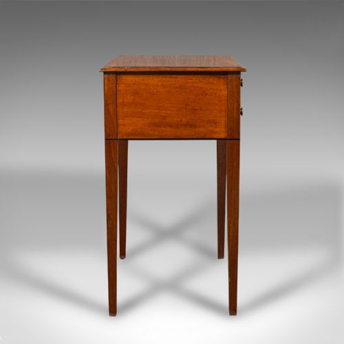 fig 3. Small Antique Sewing Table, English, Georgian, 1800