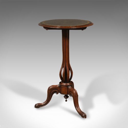 fig 2. Antique Tilt Top Wine Table, English, Walnut, Side, Occasional, Lamp, Victorian