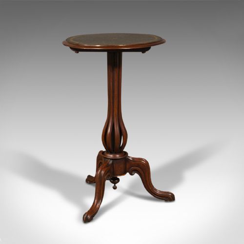 fig 5. Antique Tilt Top Wine Table, English, Walnut, Side, Occasional, Lamp, Victorian