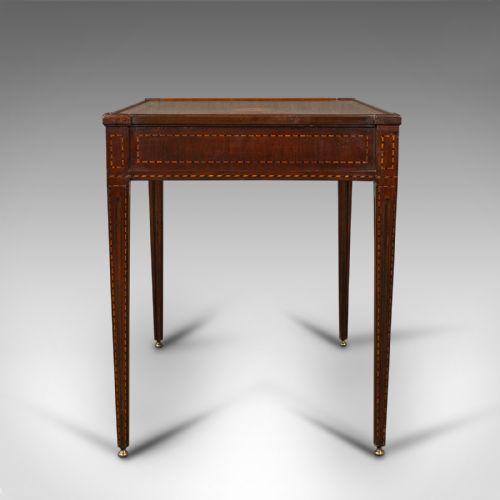 fig 2. Antique Silver Table, English, Inlaid, Display, Georgian, C.1780